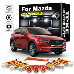 TPKE 10Pcs LED Interior Map Dome Luggage Light Kit Canbus For Mazda CX-5 CX5 2013 2014 2015 2016 2017 2018 2019 Car Indoor Bulbs