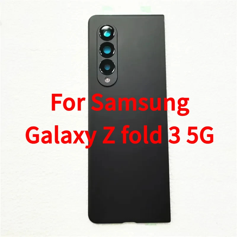 

For Samsung Galaxy Z fold 3 5G f926 f9260 back glass battery cover rear door case housing panel cover with camera lens