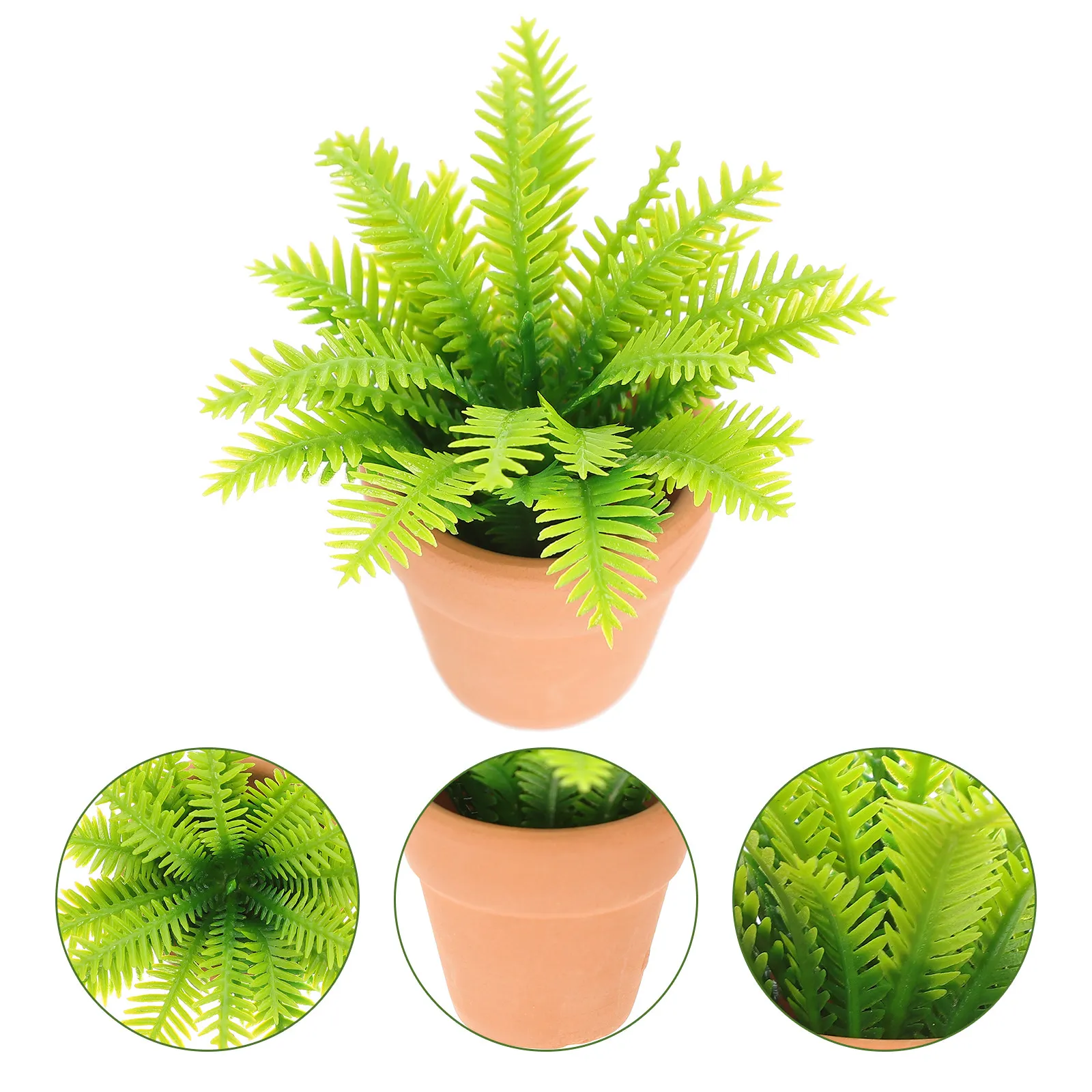 

Micro Landscape 3D Resin Bonsai Miniature Plant Wear-Resistant Decoration Desktop Garden Mini House Accessory Decorative Green
