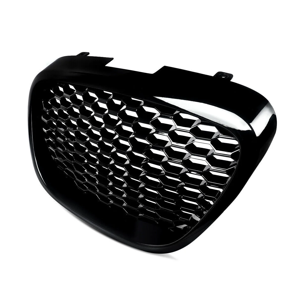 Gloss/Matte Black Front Honeycomb Grill Mesh Badgeless Grille For Seat Leon MK2 1P Altea Toledo Mk3 2004-2009 Front Bumper Grill