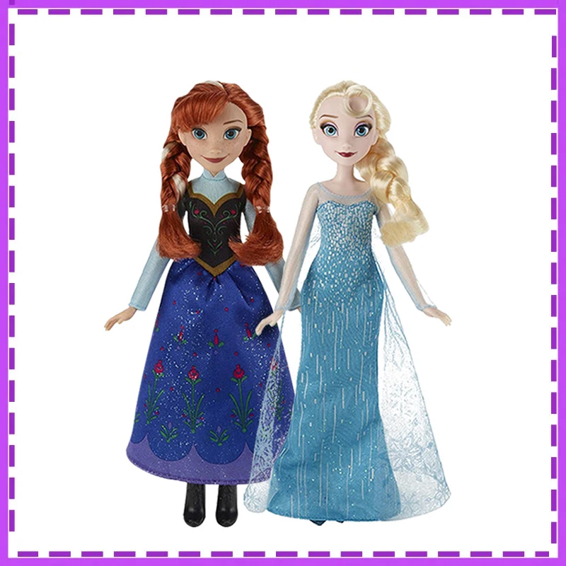 

Hasbro Anime Frozen The Snow Queen Disney Princess Anna Queen Elsa Olaf Kristoff Gifts for Children Action Figure Model Toys