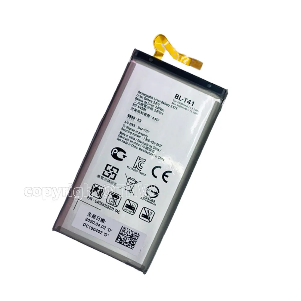 BL-T41 Battery For Lg G8 ThinQ BL T41 LMG820QM7 LMG820UM1 LM-G820UMB LMG820UM0 LM-G820N Mobile Phone Bateria+Tracking number