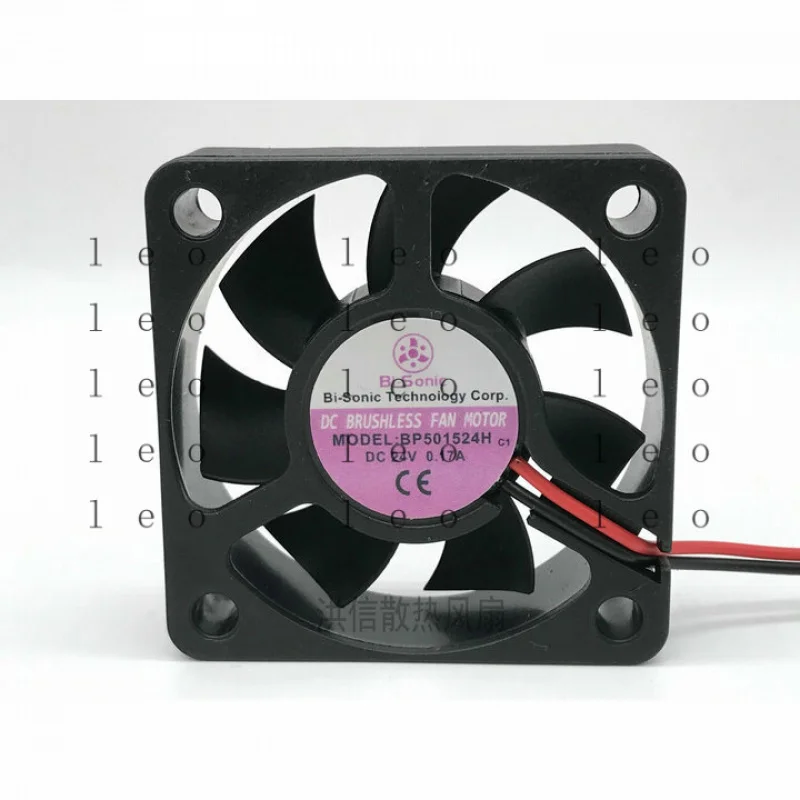 DD  1 PCS  Bi-sonic  Fan   BP501524H C1  DC  24V 0.17A  50*15MM  2 Wire cooling fan