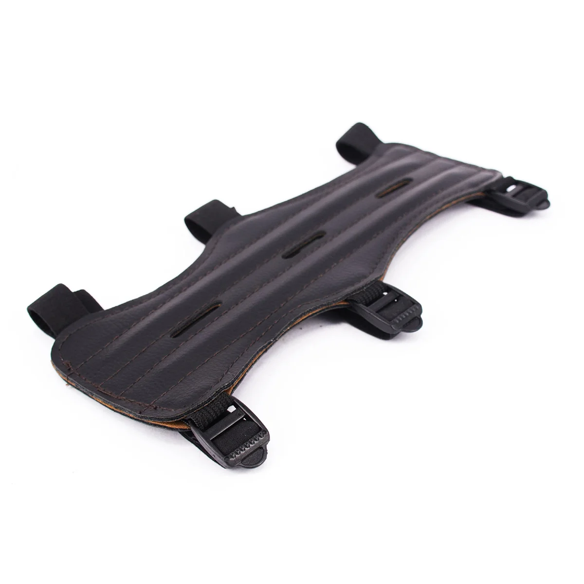 Guarda de braço de tiro com arco 22x8x0.3cm proteção macia durável 3 alças ajustáveis conforto ajuste ciclismo braço guarda tiro com arco