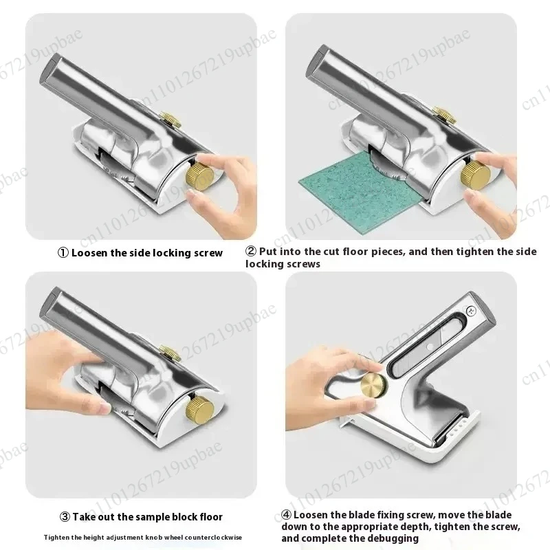 PVC Vinyl Flooring Corner Trimmer Push‑Type Edge Finishing Cutter Wall‑Mounted Cutting Knife for Flooring Installation