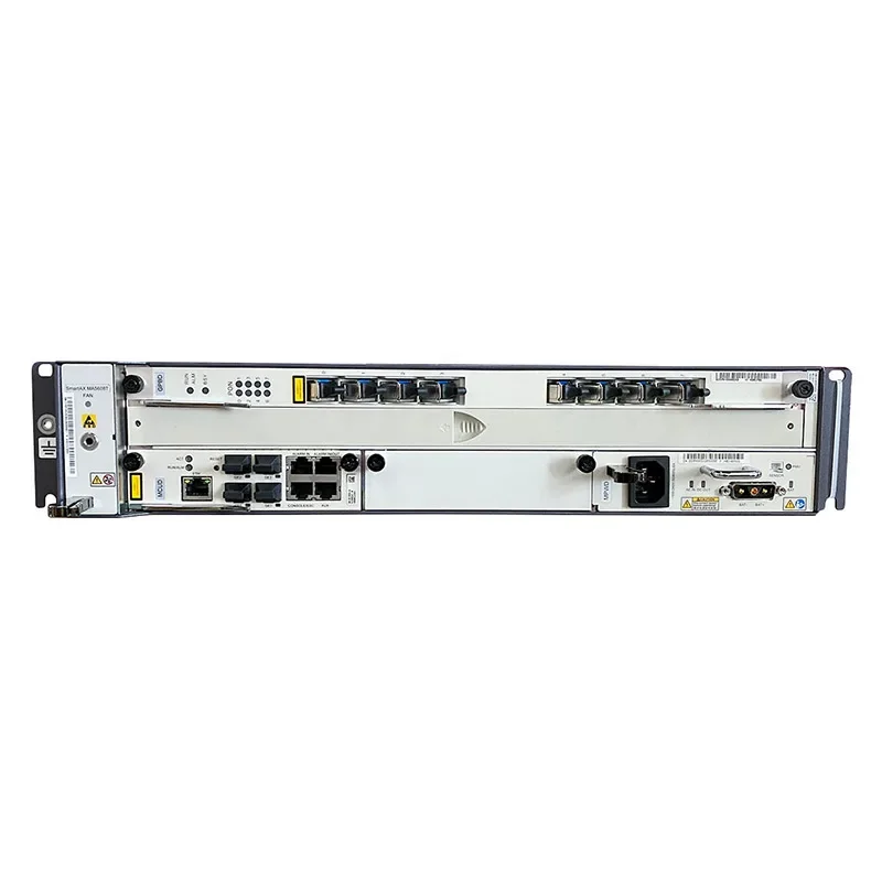 Оптоволоконное оборудование OLT Terminal MA5608T GPON OLT 1 * 1GE MCUD + 1 * MPWD AC Power + 1*8 Порт GPBD C + карта и другие аксессуары