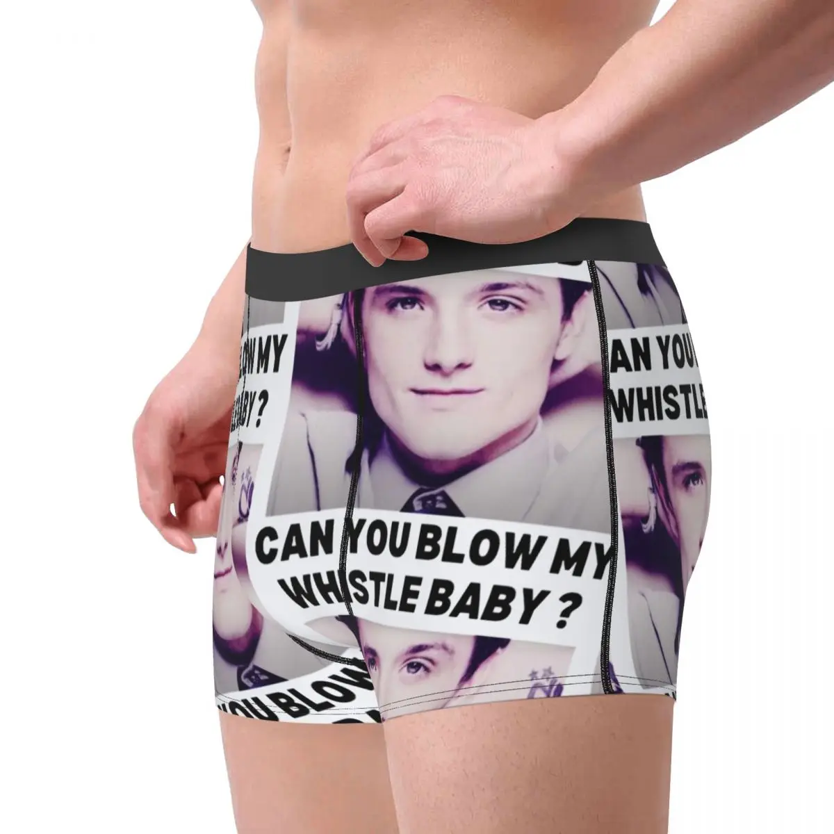 Josh Hutcherson 4 Men\'s Boxer Briefs special Highly Breathable Underwear High Quality 3D Print Shorts Gift Idea