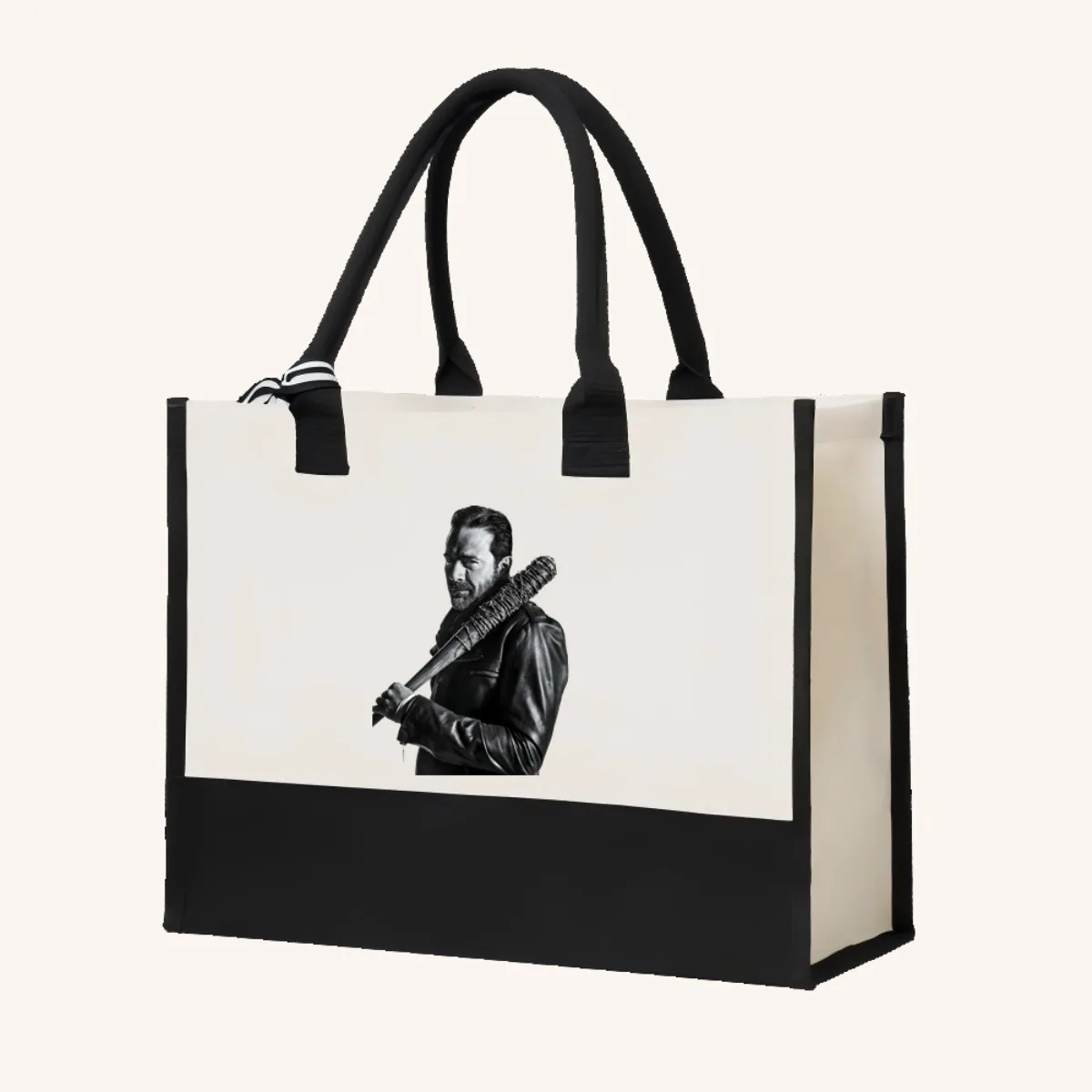 نيجان 2026 وصول جديد موضة عملية واسعة قابلة لإعادة الاستخدام حمل حقيبة نمط طباعة 2 لهجة الثقيلة كتف كبير