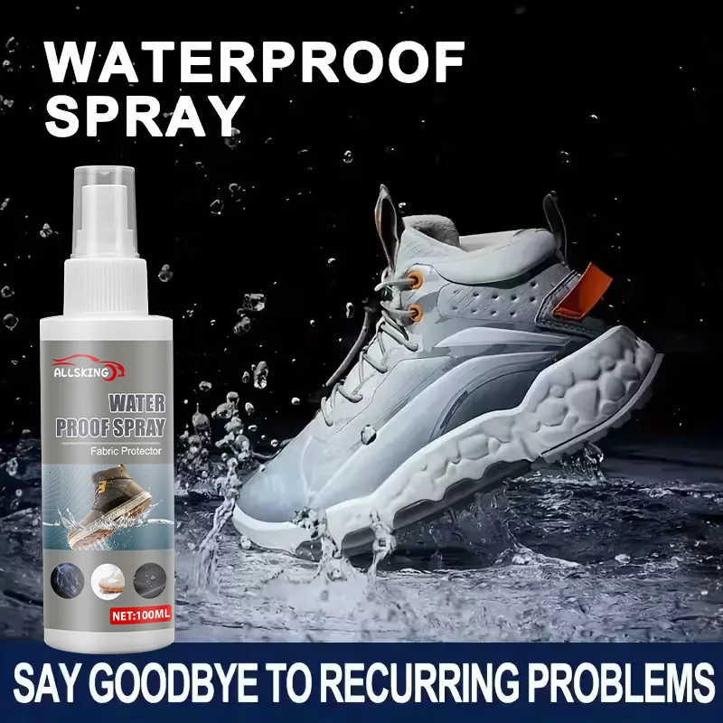 

100 мл прозрачный водоотталкивающий спрей для обуви, одежды, шлемов, палаток, для ремонта и защиты от влаги на открытом воздухе