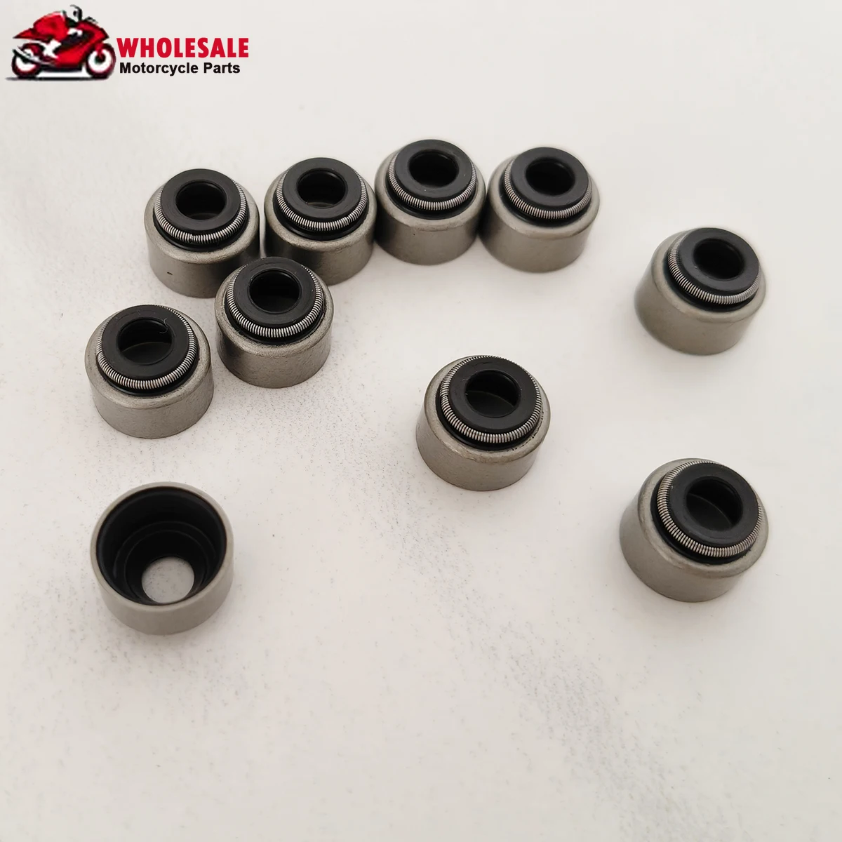 16pc/50pc/100pc 6mm Intake Exhaust Valve Stem Oil Seal for Yamaha PRO-4 Pro Hauler 1989-1990 YFM225 Moto-4 YFM 225 1986-1989