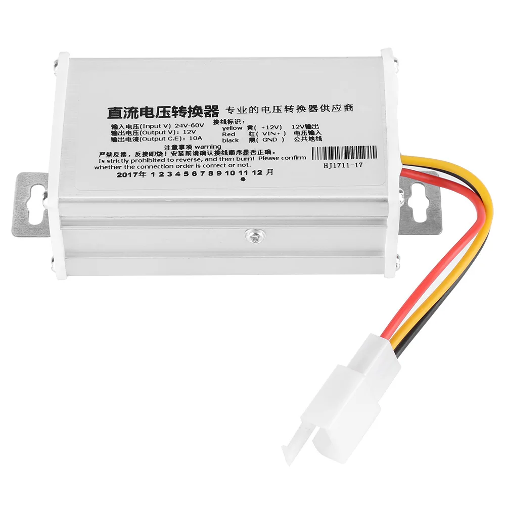 Electric Vehicle Converter DC 24V-60V To 12V-10A  120W Converter Adapter for Electric Scooter