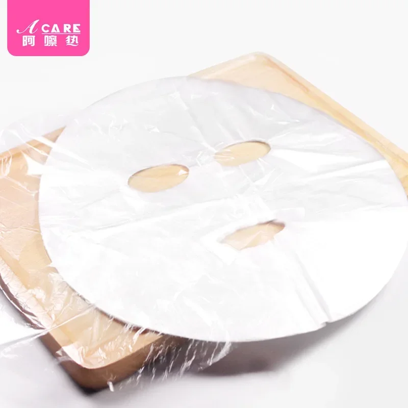 

DX01/Eyes mask/A1PQ9-Easy-to-Use Transparent Plastic Wrap Paper Mask Portable Portable Non-Disposable Wet Compress Facia