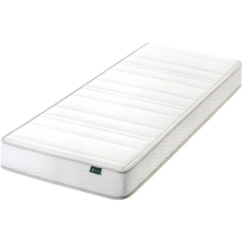 (UUX) مرتبة هجينة من الإسفنج والربيع مقاس 6 بوصات، مقاس 75 بوصة × 30 بوصة، ضيقة، قابلة للدوران، سرير بطابقين، متوافقة مع RV، ملمس متوسط، Cert UQ