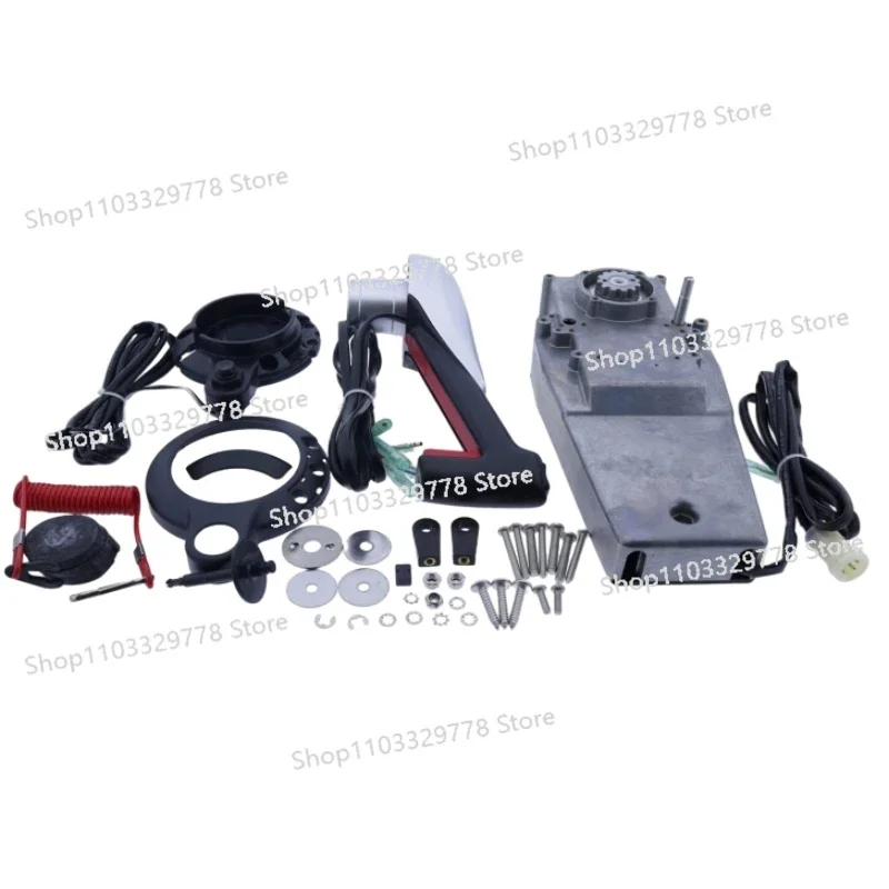 Aftermarket Marine Parts   Flush Mount Control Box with Stop Switch 6X3-48206-10-00 6X3482061000 for Outboard Motor Engine