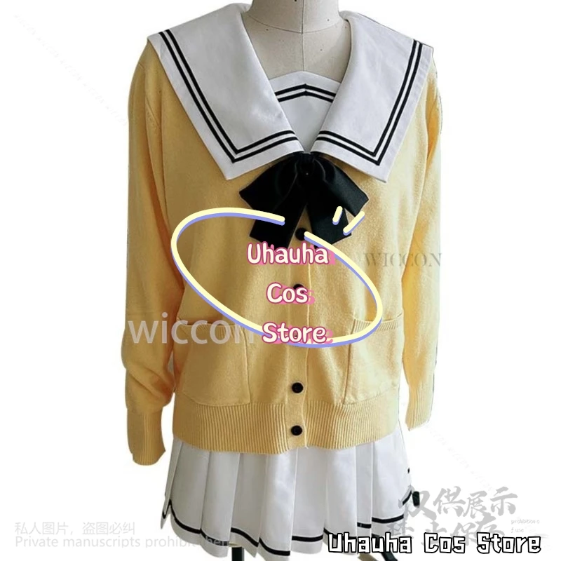 أنيمي Galgame تأثيري أنت وأنا وها: قصة حب زي Muko Aoi MIYUKI JK زي مدرسي سترة فستان الفتيات مخصصة