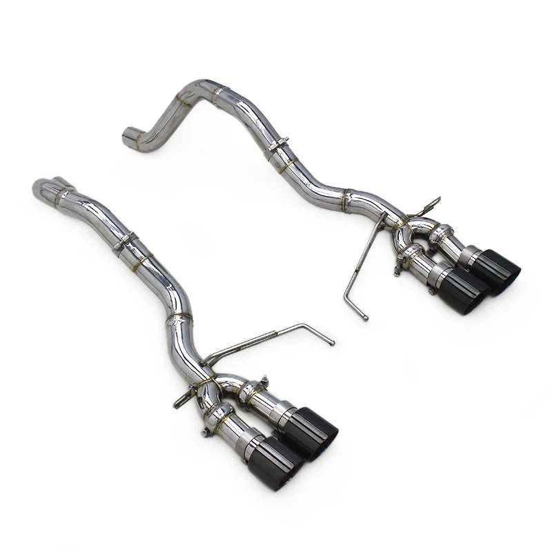 

Custom Rear Exhaust Muffler Pipes For Chevrolet Corvette C7 6.2L 2014-2019 SS304 Straight Street Car Exhaust System Escape