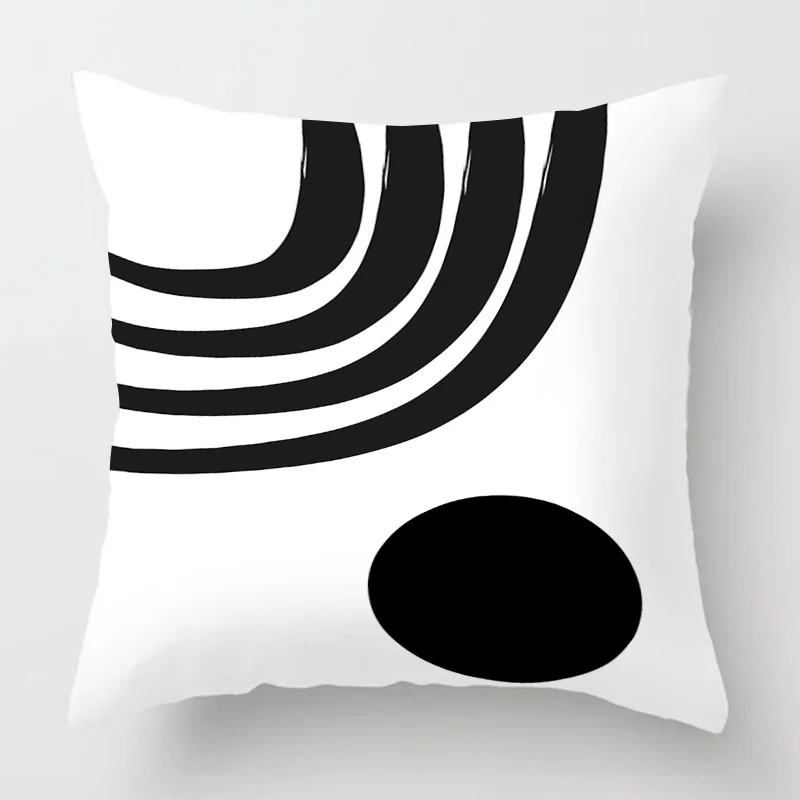 Scandinavian Abstract Style Pillow Cover 18x18/20x20 inches - Geometric Print Cushion Cover Home Decor Gift Pillow Cover