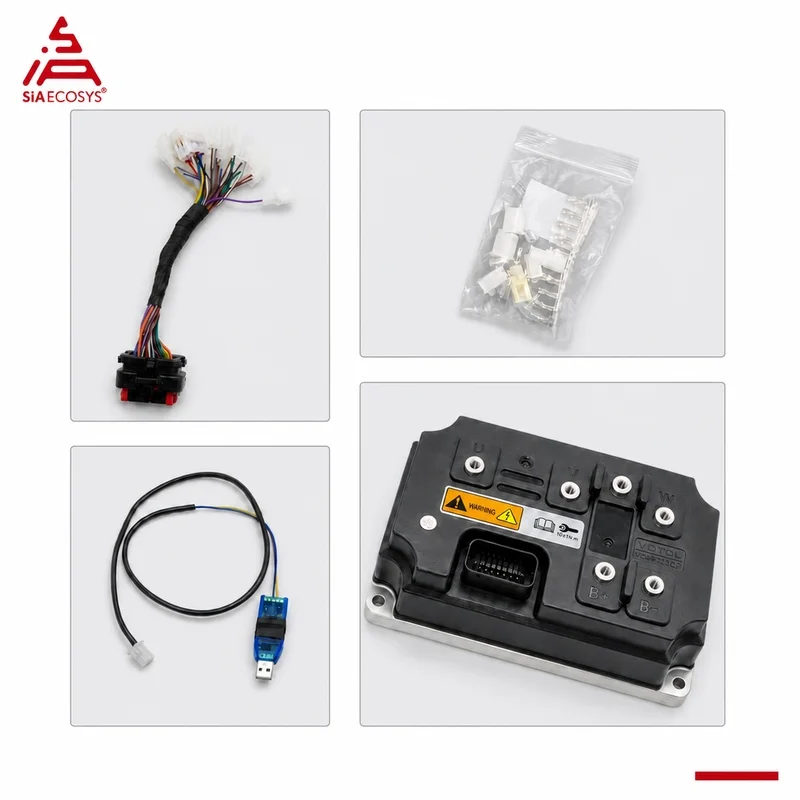 US Warehouse VOTOL EM260SGTP 96V 500A High Power Programmable Controller For QS Motor 6-8KW Electric Motorcycle Scooter