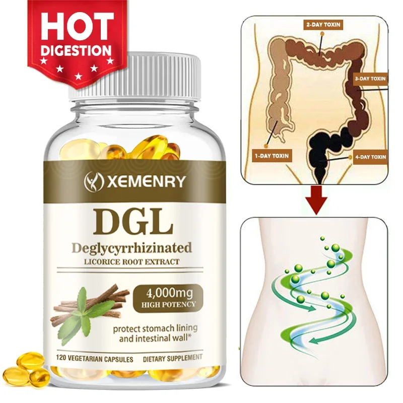 

DGL Licorice - Ultra Pure Licorice Root Capsule Supplement - Natural Acid Reflux Formula