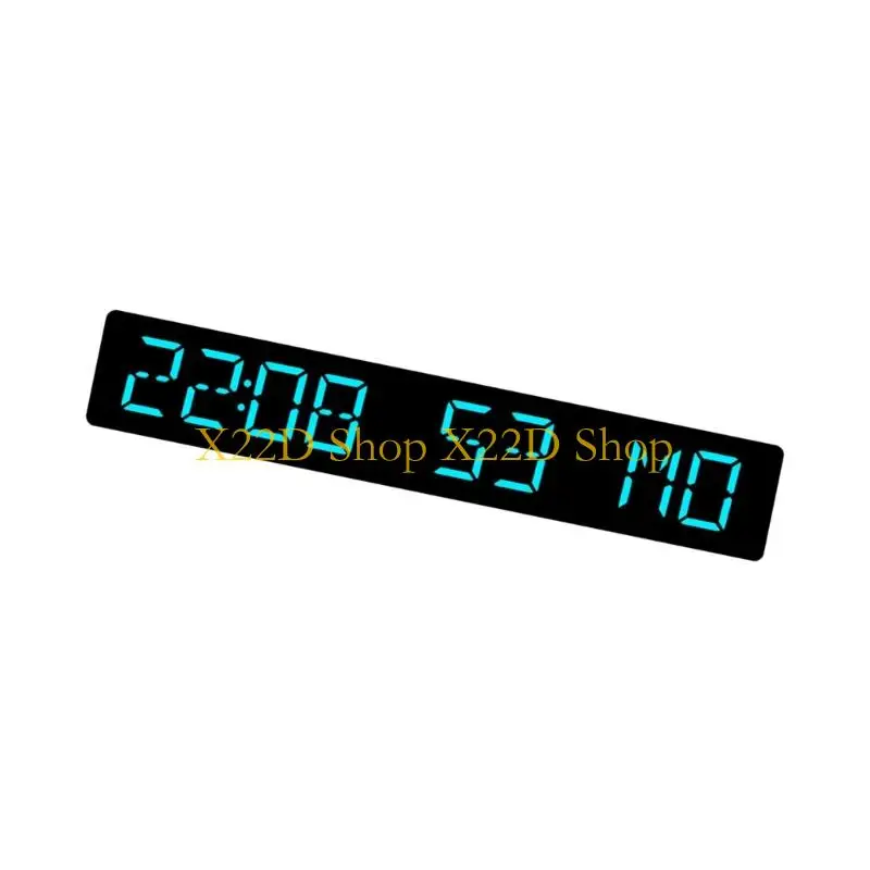 X22D Bluetooth-compatible Auto Sync Time Digital Clock With Countdown Timer Day Reminder And Customizable Display Brightness