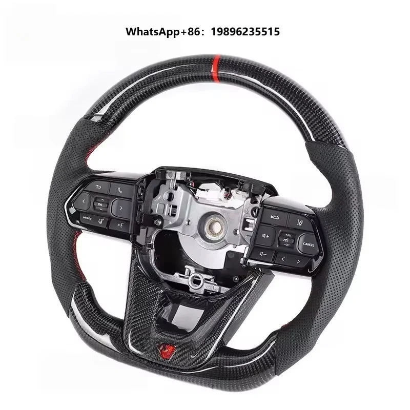 YZ GR Style Carbon Fiber Steering Wheel OEM for  LC300 LC76 LC79 2008-2021 2010-2021 Tunning Parts