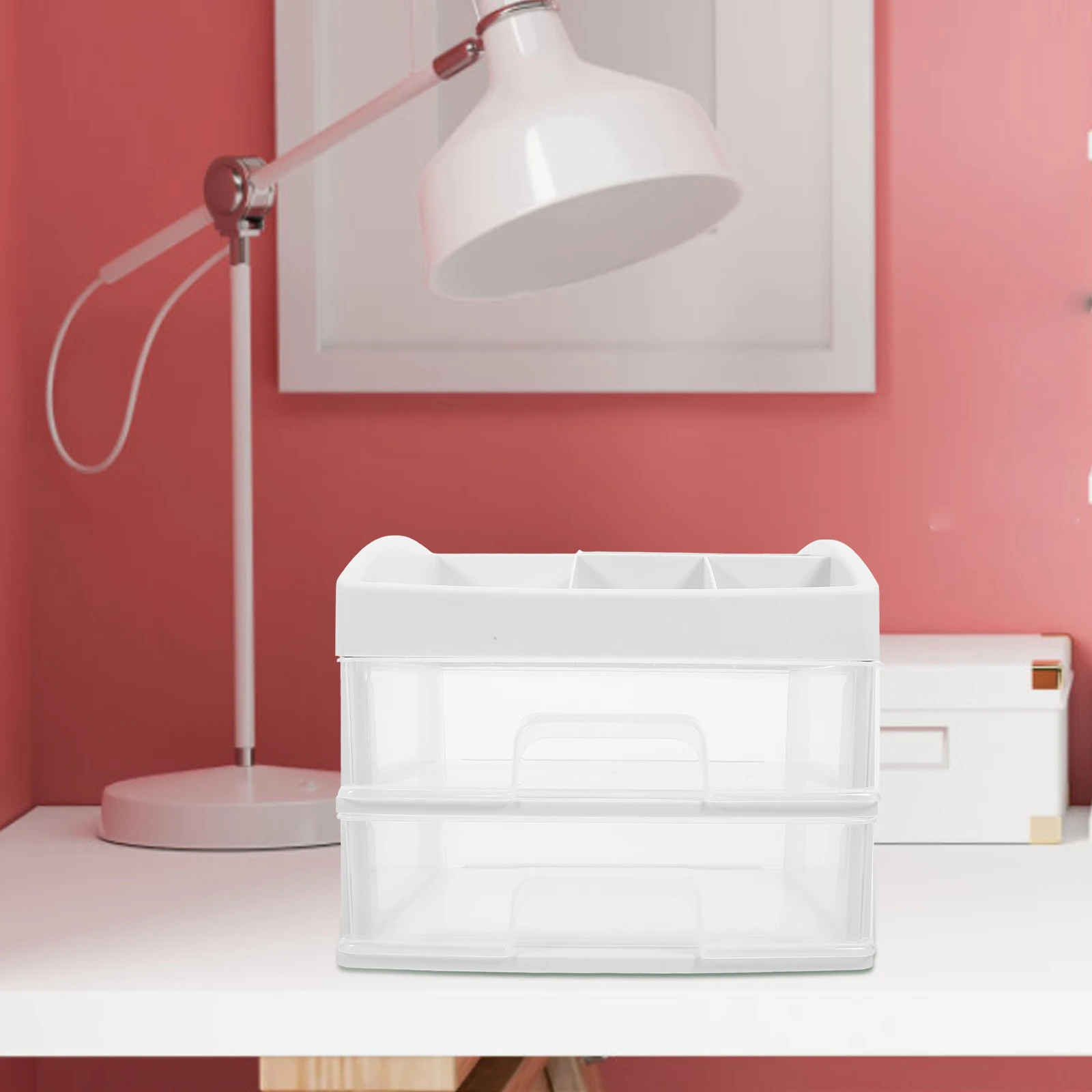 

Multi layer ganizer Desk Office Drawer ganizer Office Desk PP Material Storage Storage Holder Box Stationery File Holder