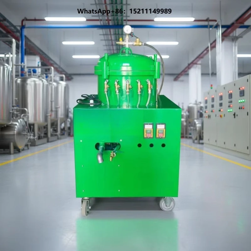 High Capacity Filtration System Automatic Operation Equipment Electric Air Press Oil Filter Machine