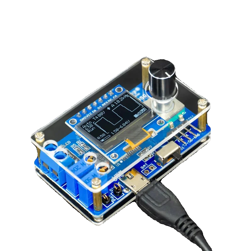 Mini DOS LCD Oscilloscope Kit STC8K8A MCU Electronic Welding Training Production Parts