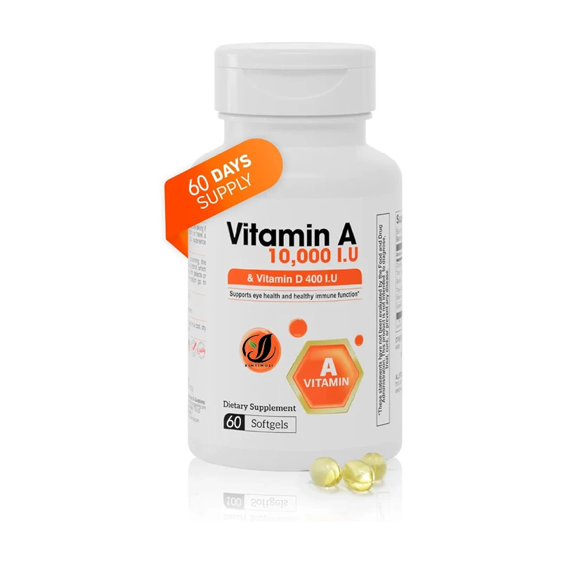 

Витамины A и D для поддержания общего здоровья и важного гормонального баланса - 60 мягких желатиновых капсул