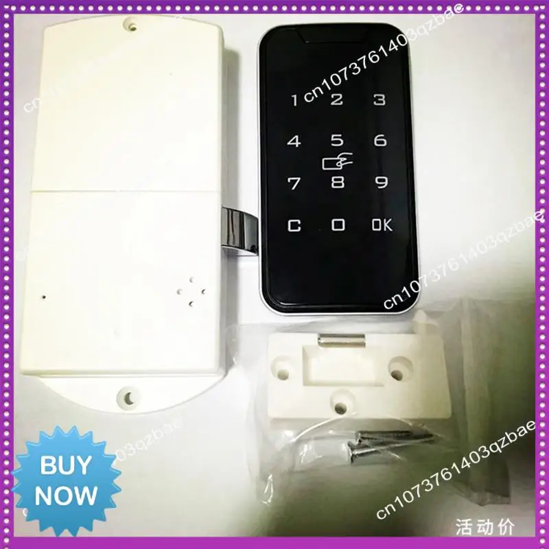 Hot Ltem 1Set Electronic Cabinet Lock Touch Keypad Electronic Wardrobe File Door Drawers Lock Zinc Alloy
