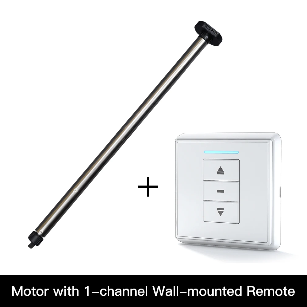 Neuer automatischer AM15-Rohr-Rollo-Motor für 17/25 mm Rohr, motorisierter elektrischer Blindschirm, RF433-Fernbedienung für 25-mm-Rohr