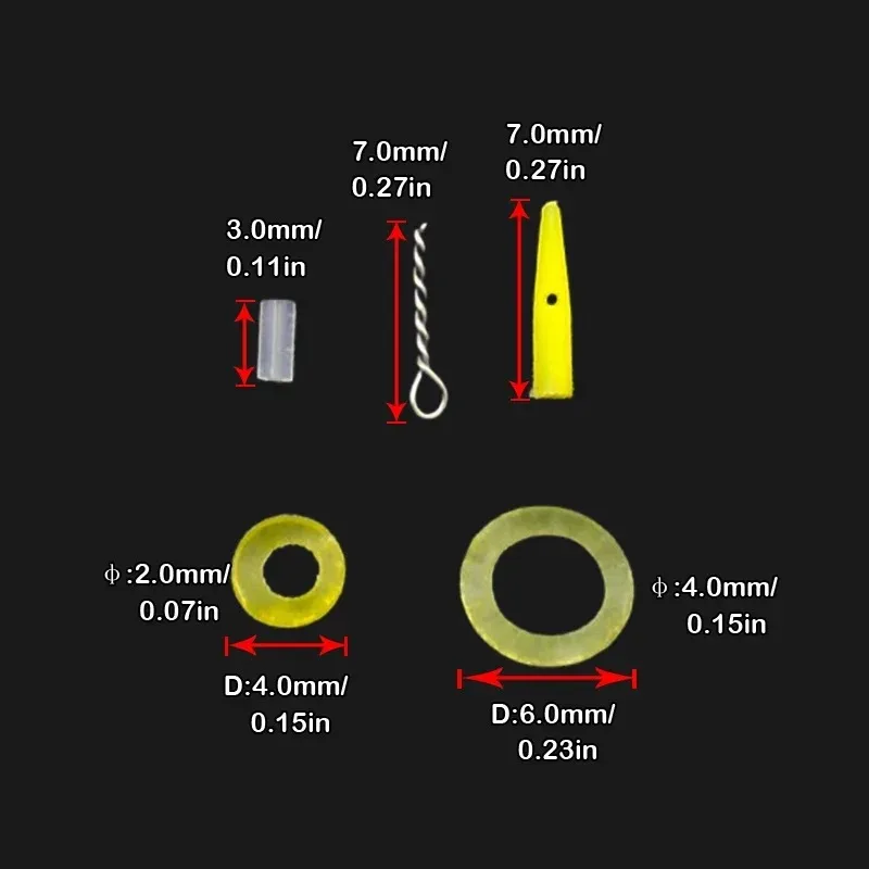 300Pcs Carp Fishing…