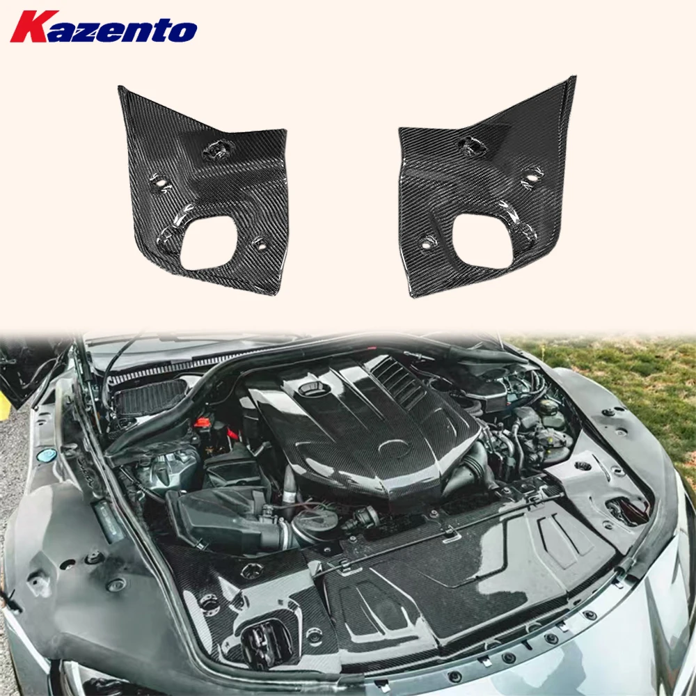 

For Toyota GR Supra MK5 A90 A91 2019-2024 OE Carbon Engine Side Bay Panel Cover