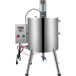 SucceBuy Electric Heating Mixing Filling Machine Lipstick Filler 15L / 30L Stirring Tank for Liquid and Paste 20-30 Bottles/Min