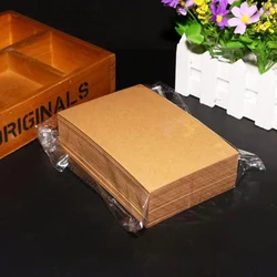 50/100/200pcs14.8×9.8cm/5.8×3.8 in Kraft Paper Card paper, DIY Gift Packing Cardboard Paper Blank Postcard hand-drawn doodles ﻿