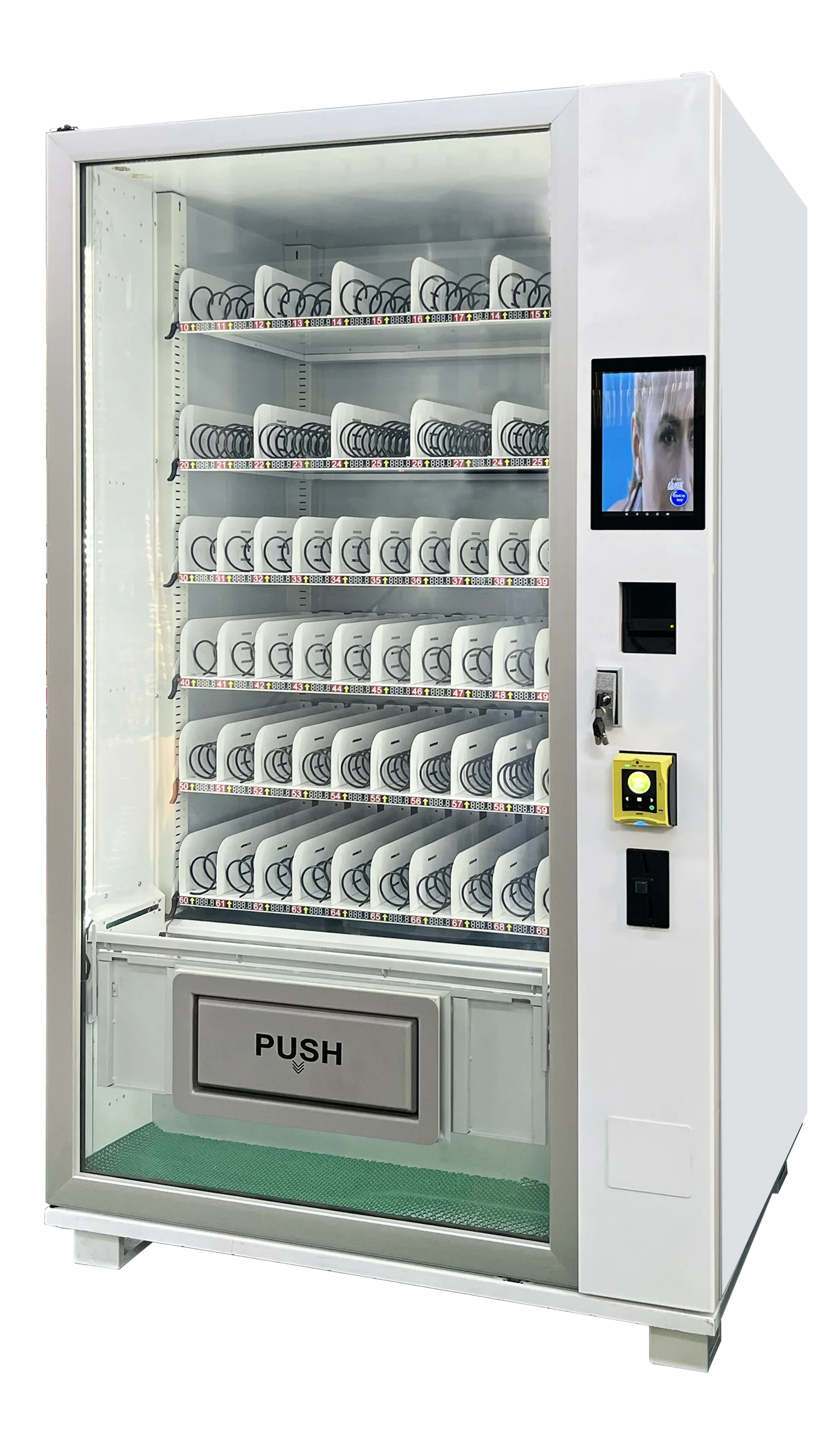 24H Unattended Snack Drink Vending Machine Safety Glass 110V for University Easy Daily Cleaning and Surface Maintenance