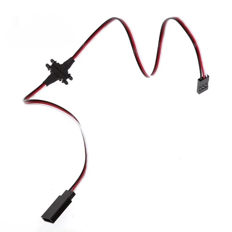 17+26cm Magnetic JR Extension Cable Snap-on Extension Wire Connector for RC Car Aircraft Helicopter Boat Drone
