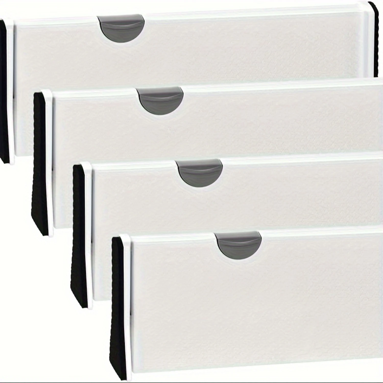 Drawer Dividers Organizer 4 Pack, Adjustable Separators 4