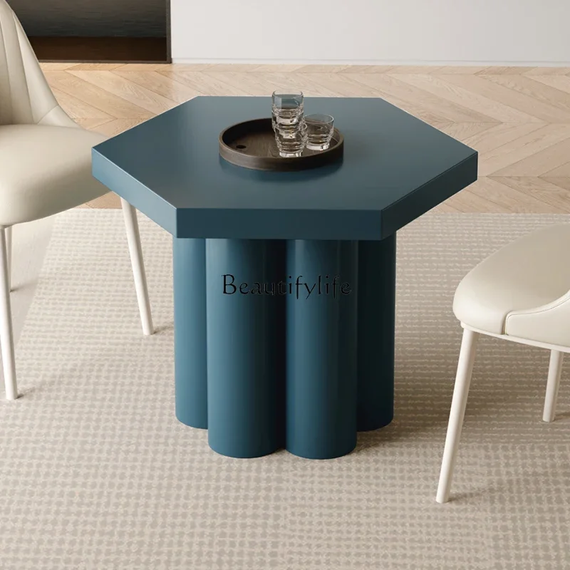 

ls 42 Balcony small coffee table leisure reception oval negotiation table