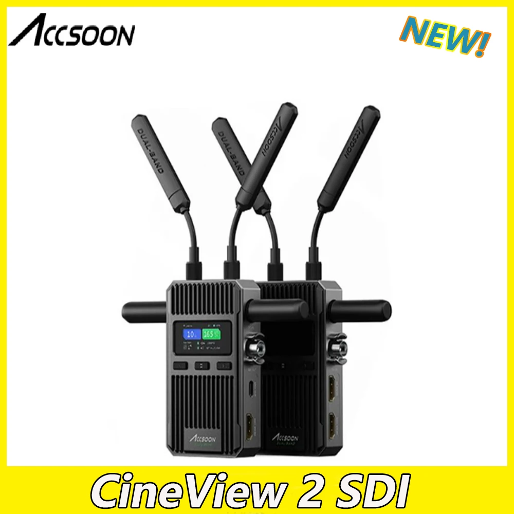 

ACCSOON CineView 2 SDI 1080 футов диапазон P беспроводная система передачи видео SDI/HDMI-совместимая передача на входе/выходе