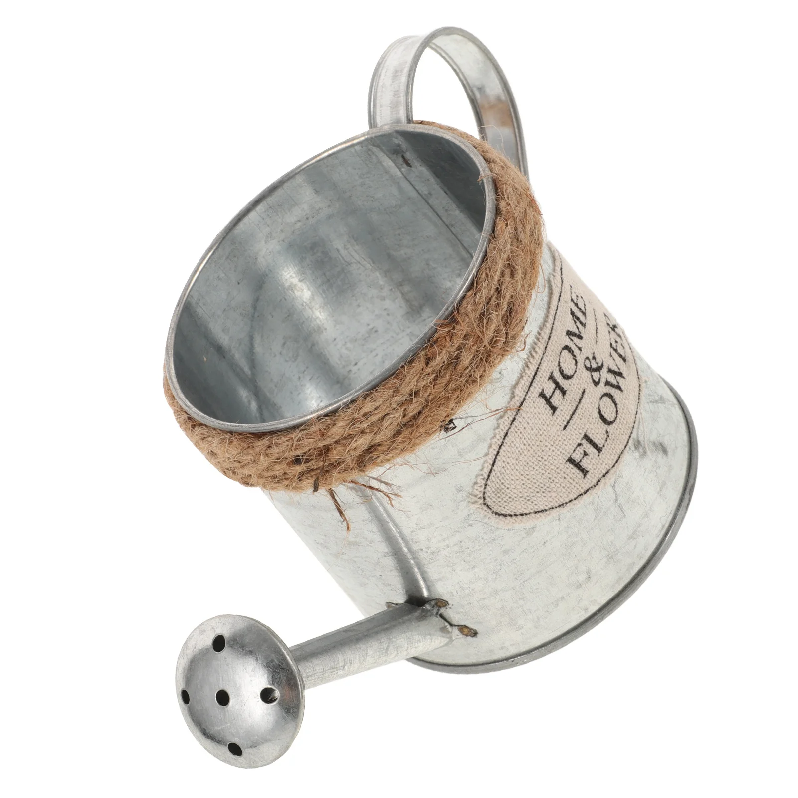 

Retro Metal Planter Pot Kettle Shape Cute Desktop Plant Pot Decorative Flower Vase Indoor Garden Bonsai Container