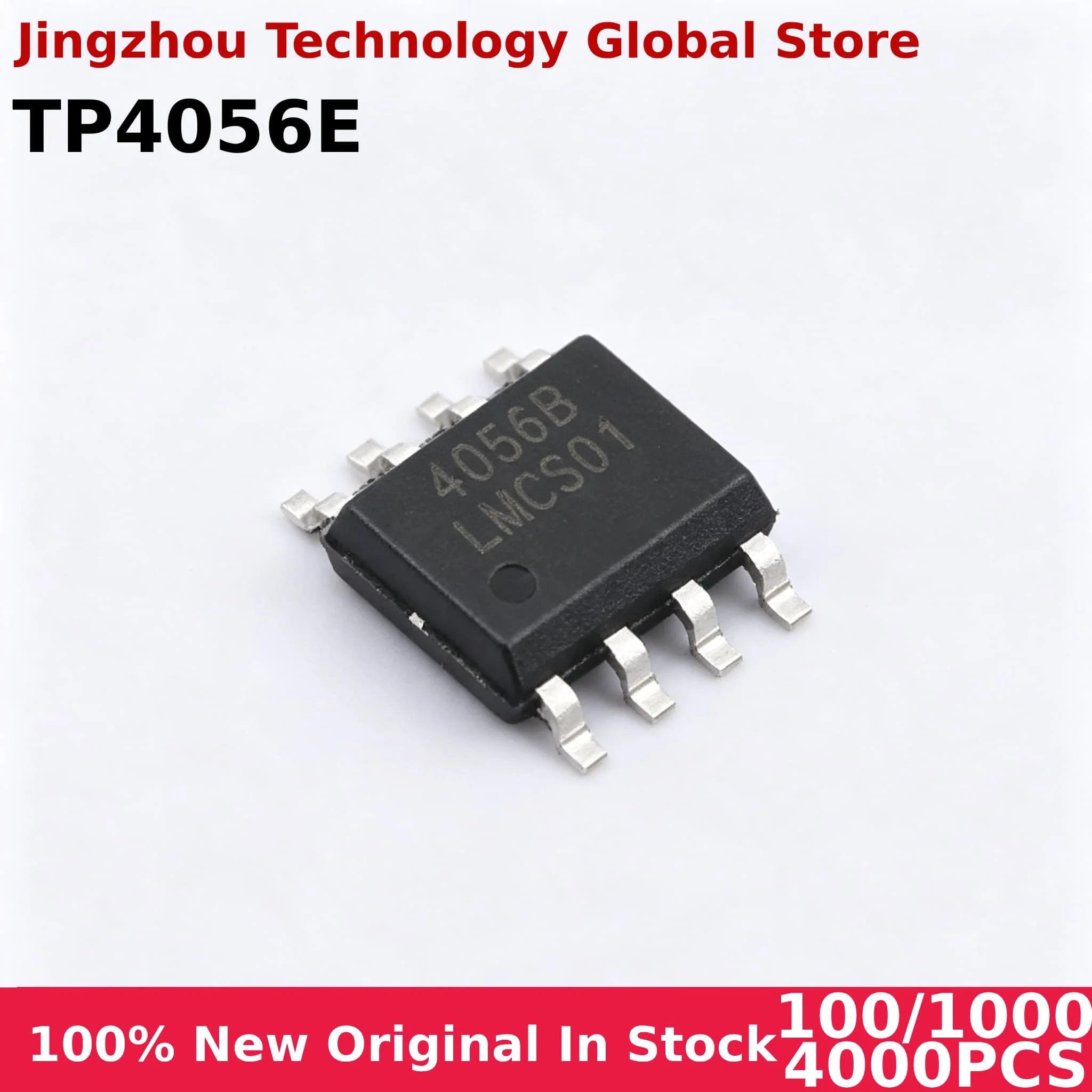 100% New 100/1000/4000PCS TP4056E TP4056 4056E sop-8 Chip Wholesale