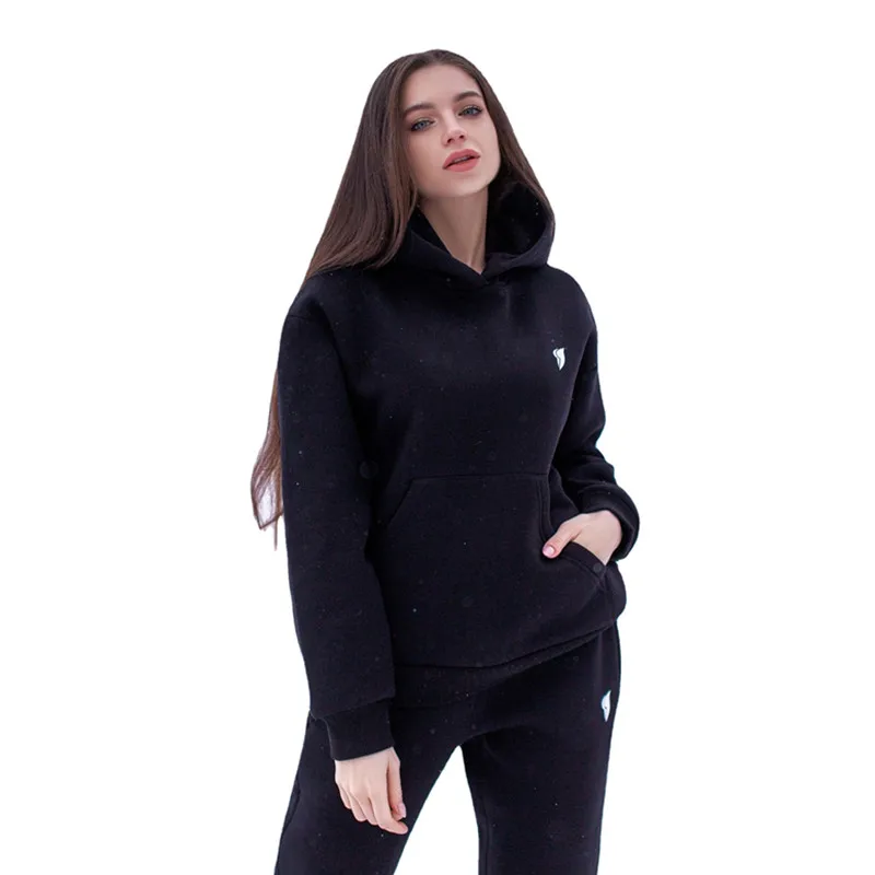 Ensemble de survêtement 2 pièces pour femmes, sweat-shirt décontracté à manches longues, à capuche, hauts et pantalons à poches pour printemps et automne, nouvelle collection