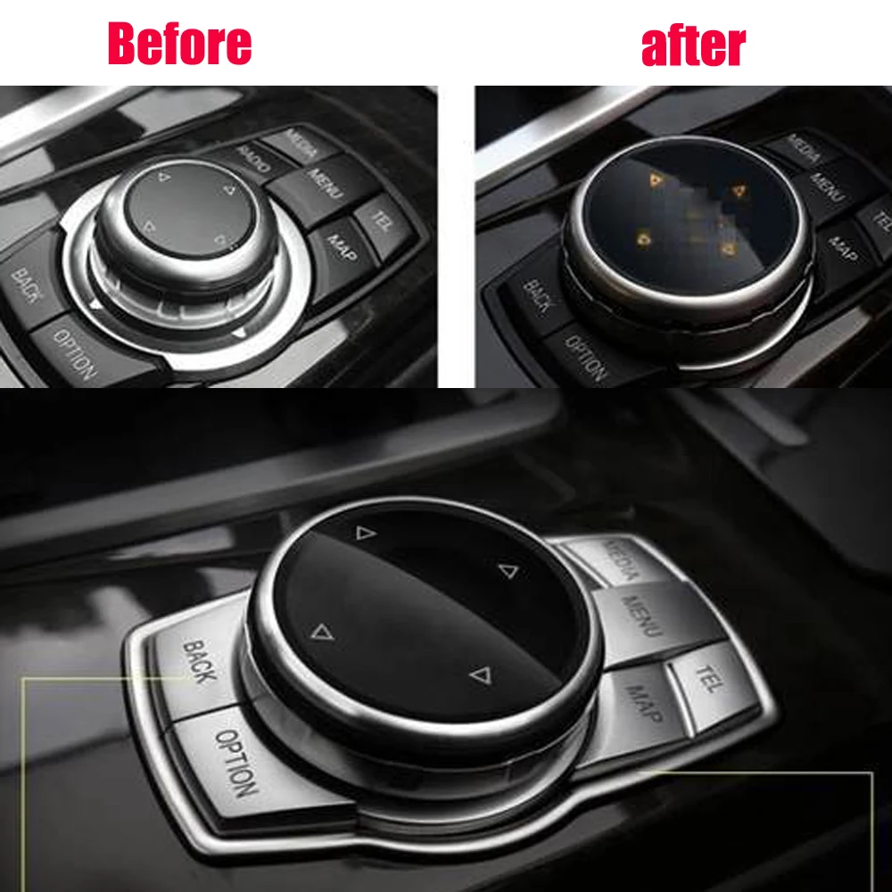 

Multimedia Knobs Are for BMW Large Knob Modification 1 2 5 Series New 3 Series GT New X1 Interior Multimedia Knobs