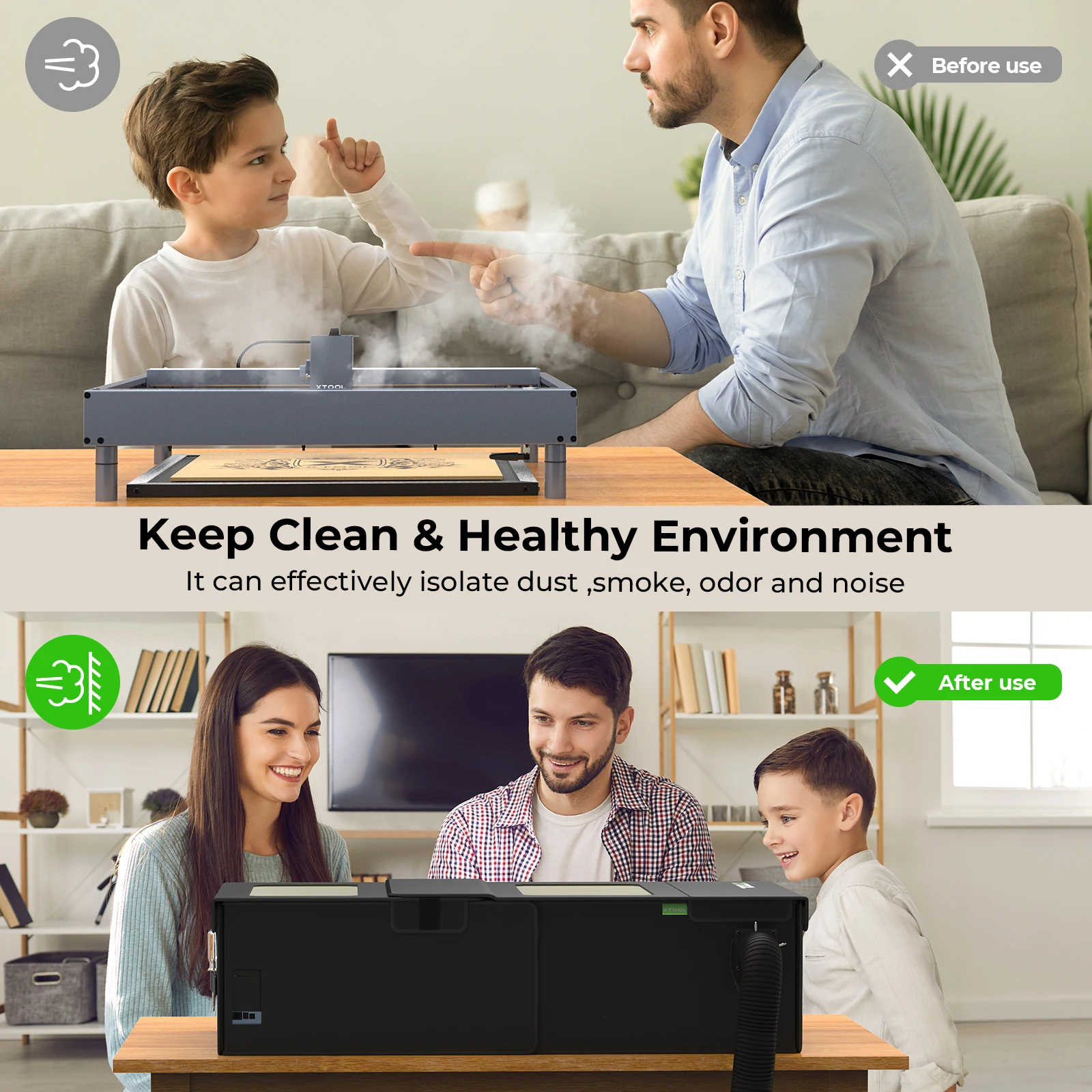 xTool Enclosure For D1/D1 Pro Laser Engravers Laser Cutter Engraving Machine Tools Portable Cortadora DIY Printer