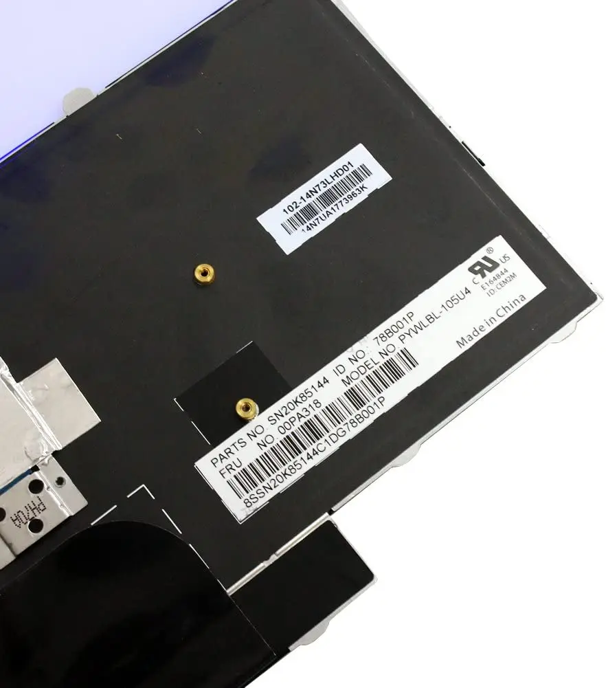 Imagem -06 - Substituição do Teclado Retroiluminado para Lenovo Thinkpad P50 P51 P70 00pa288 Sn20k85114