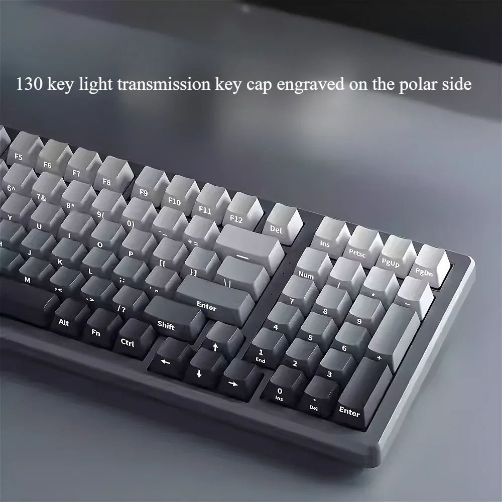 2026 Neue Original Daylight Cherry Tastenkappen PBT Transluzent Farbverlauf Seitengravur Personalisiert für MX Mechanische Tastaturen
