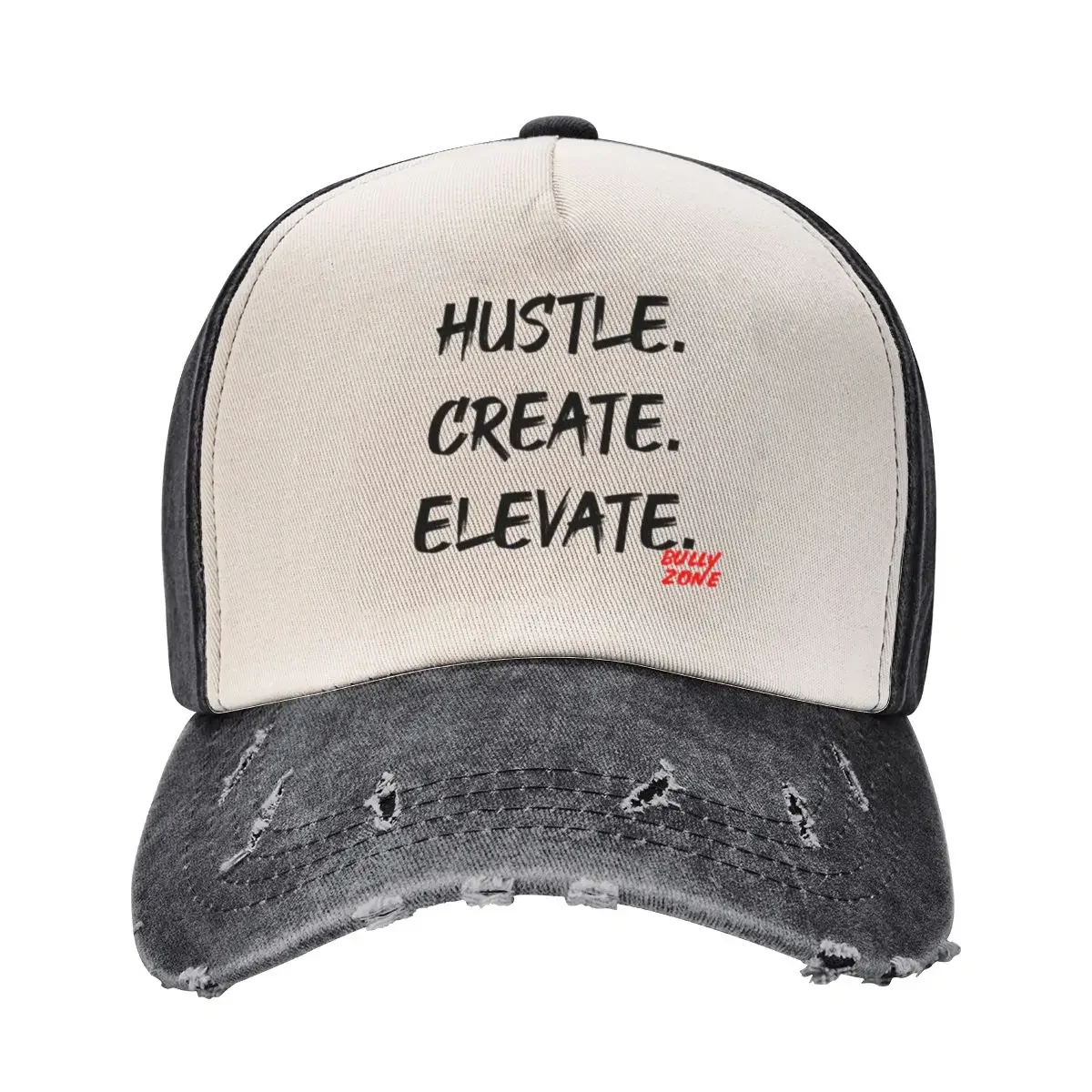 Hustle Create Elevate BullyZone Baseball Cap Snap Back Hat Streetwear tea Hat birthday Men Golf Wear Women's