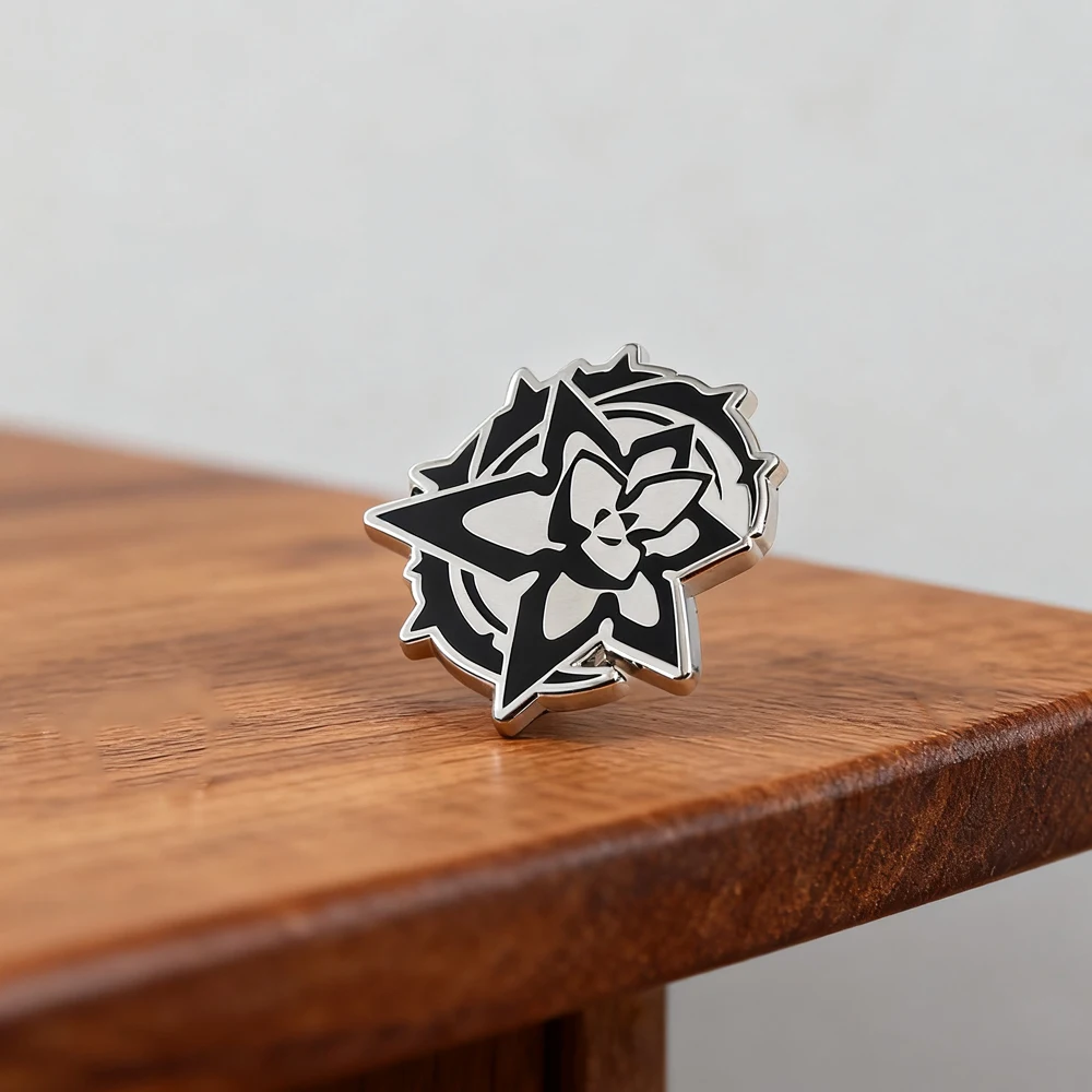 إليسيا شعار بروش مطاردة النار ثلاثة عشر أبطال جي شارة معدنية لعبة هونكاي تأثير 3 البضائع التلبيب دبوس هدية ملحق