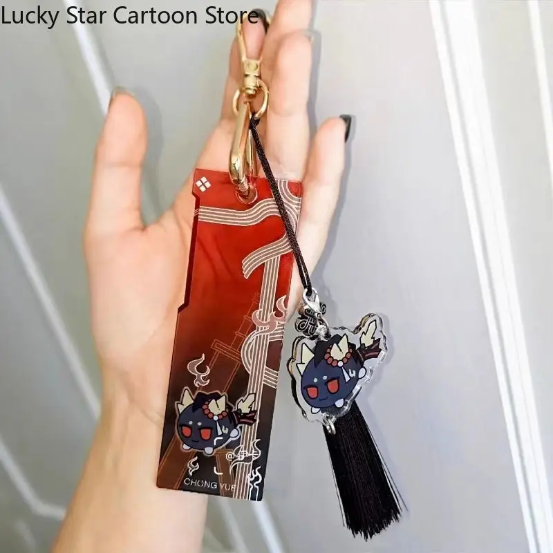 Anime Arknights Chongyue Shu Cosplay Backpack Decoration Pendant Acrylic Pass Pendant Decoration Fashion Halloween Gift Game